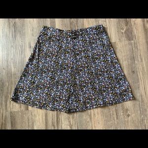 Loft floral skirt size small